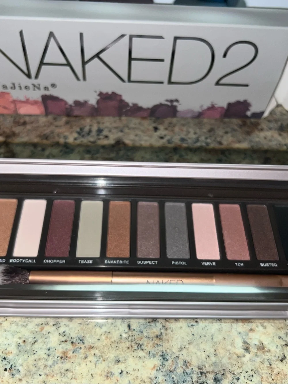 naked cosmetics NAKED2 Eyeshadow Palette - Pink Silver Case